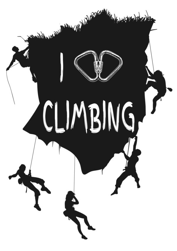 tshirt i love climbing