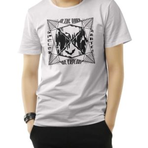 tshirt bianca speleo nera