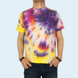 tshirt tie dye violet