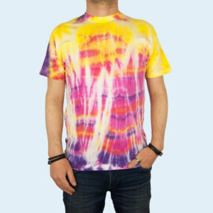 tshirt tie dye yellow